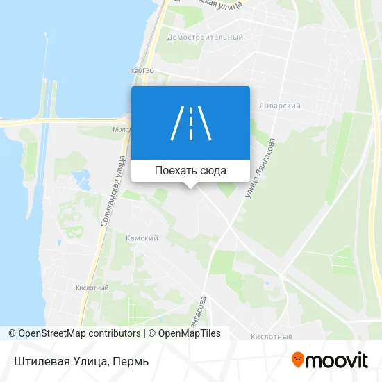 Карта Штилевая Улица