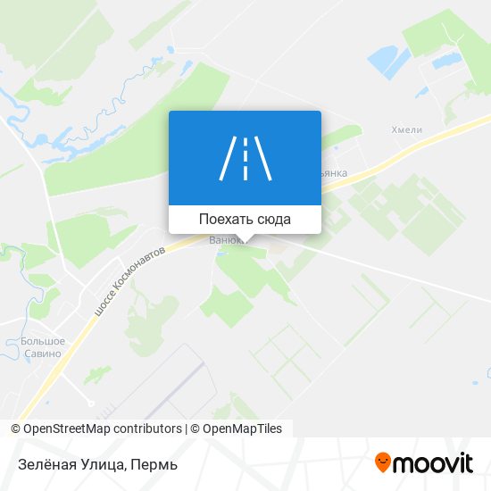 Карта Зелёная Улица