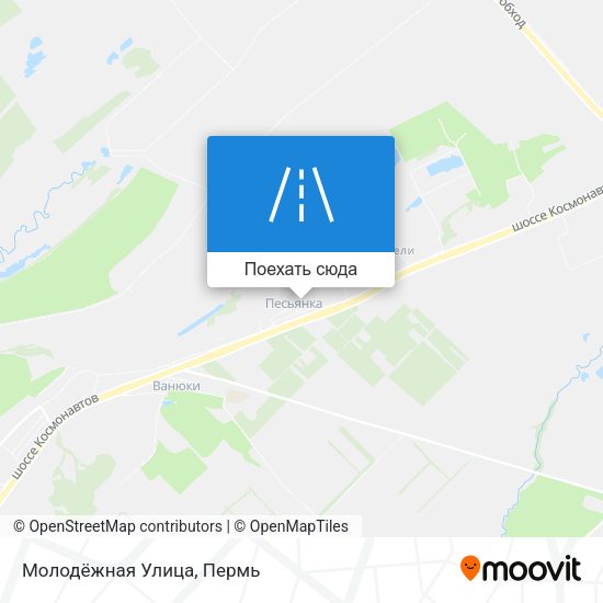 Карта Молодёжная Улица