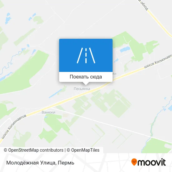Карта Молодёжная Улица