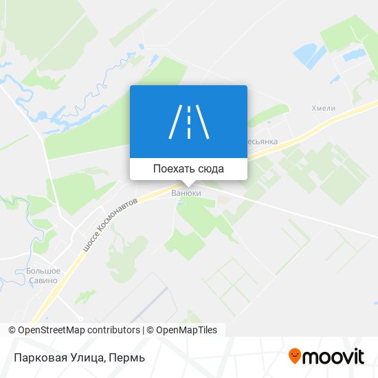 Карта Парковая Улица