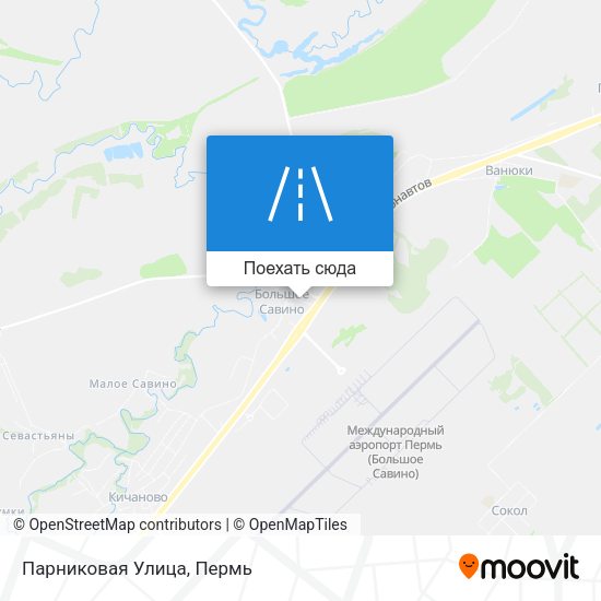 Карта Парниковая Улица