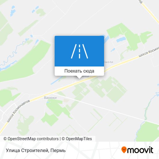 Карта Улица Строителей