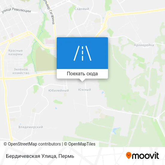 Карта Бердичевская Улица