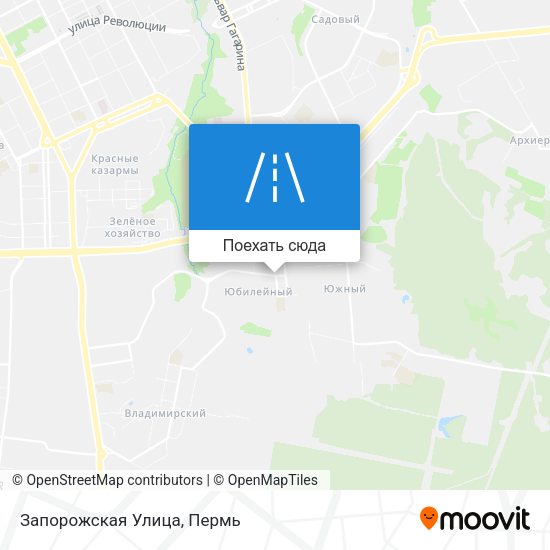 Карта Запорожская Улица