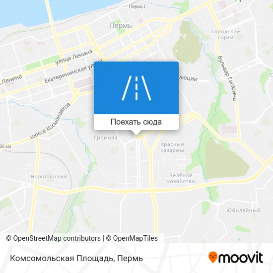 Карта Комсомольская Площадь