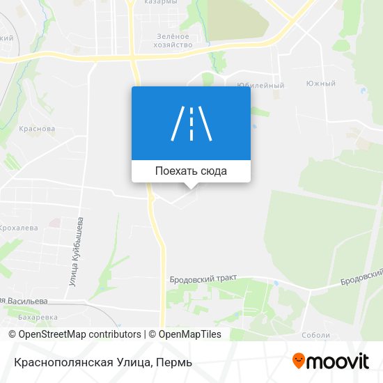 Карта Краснополянская Улица