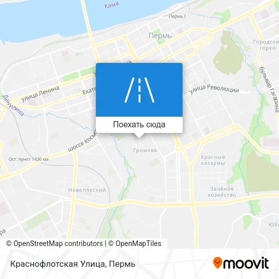 Карта Краснофлотская Улица