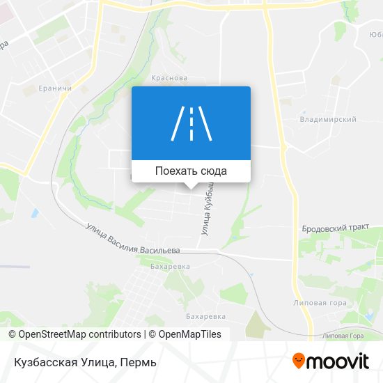Карта Кузбасская Улица