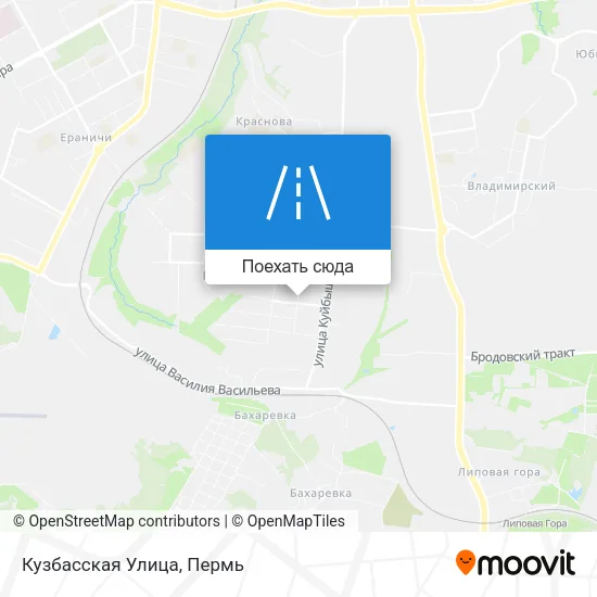 Карта Кузбасская Улица