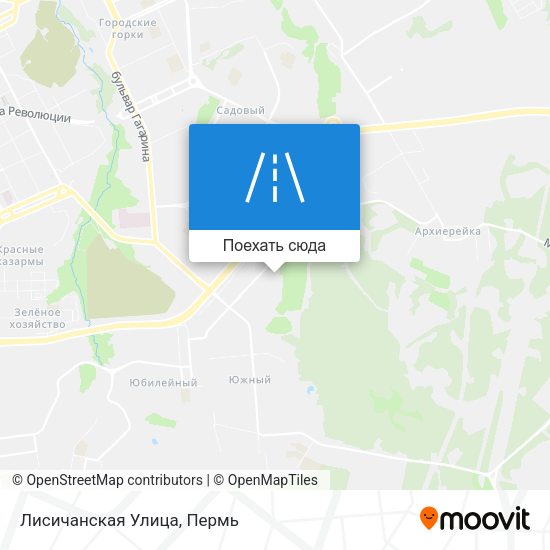 Карта Лисичанская Улица