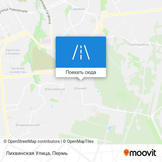 Карта Лихвинская Улица
