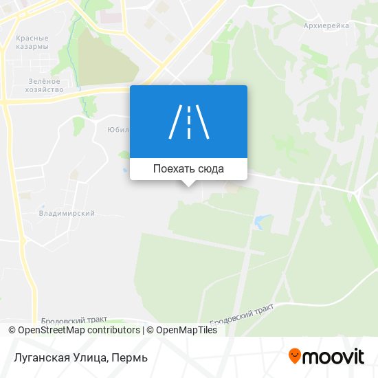 Карта Луганская Улица