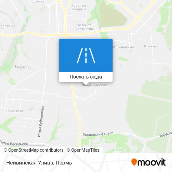 Карта Нейвинская Улица