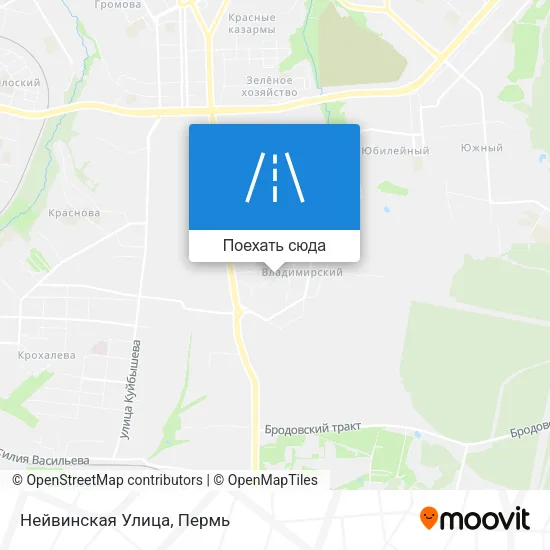 Карта Нейвинская Улица