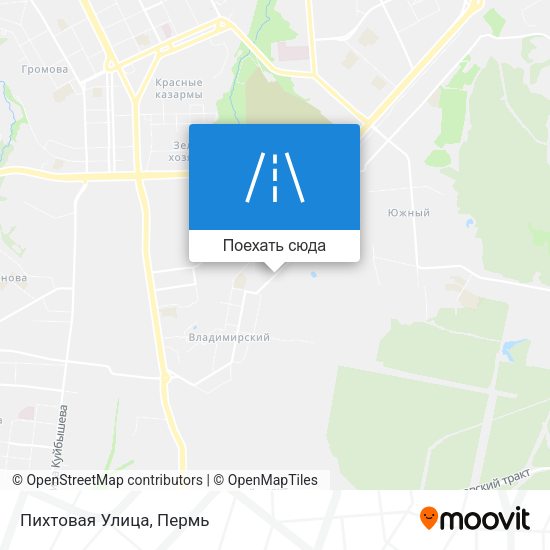 Карта Пихтовая Улица
