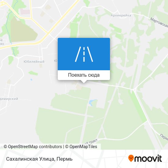 Карта Сахалинская Улица