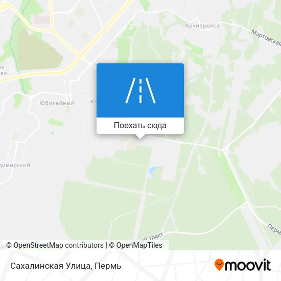 Карта Сахалинская Улица