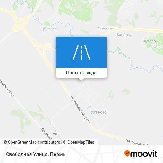 Карта Свободная Улица