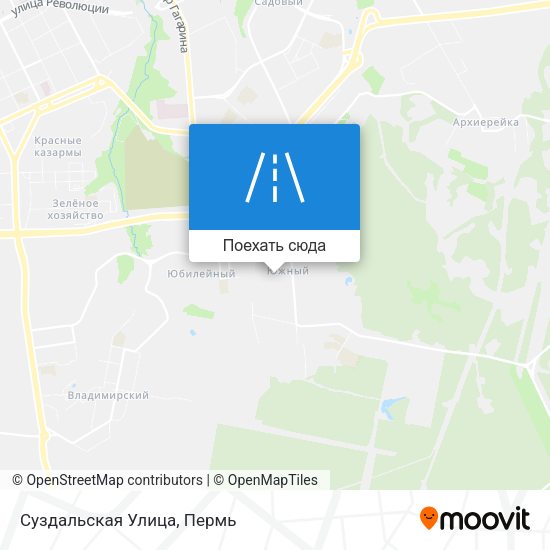 Карта Суздальская Улица