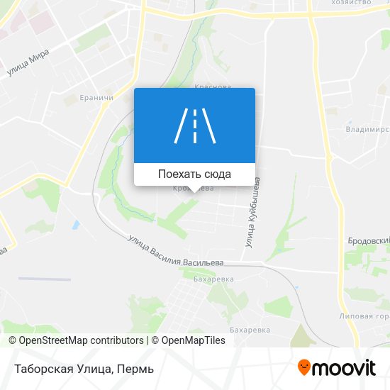 Карта Таборская Улица