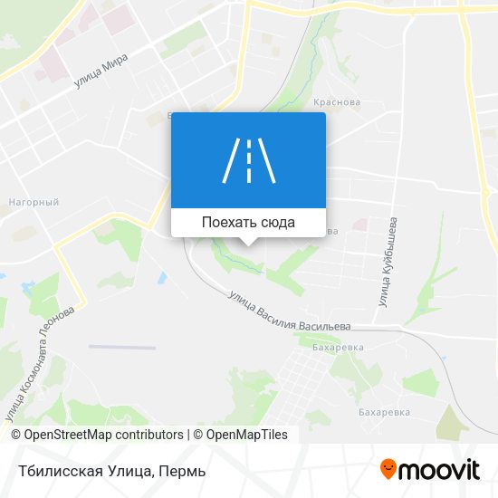 Карта Тбилисская Улица