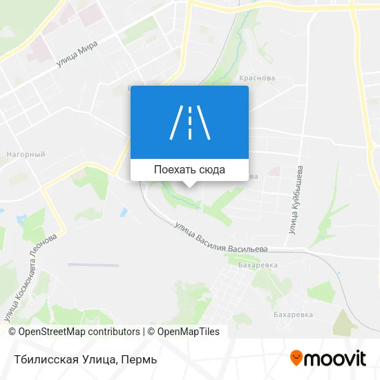 Карта Тбилисская Улица
