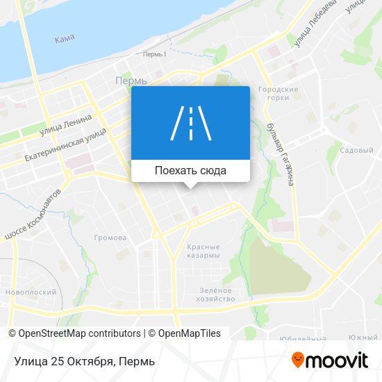 Карта Улица 25 Октября