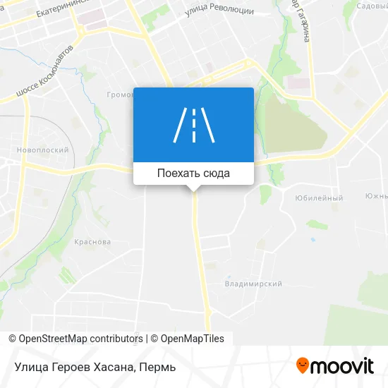 Карта Улица Героев Хасана