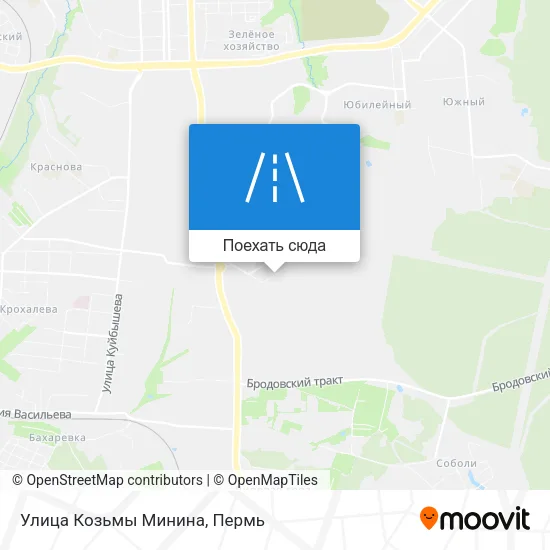 Карта Улица Козьмы Минина