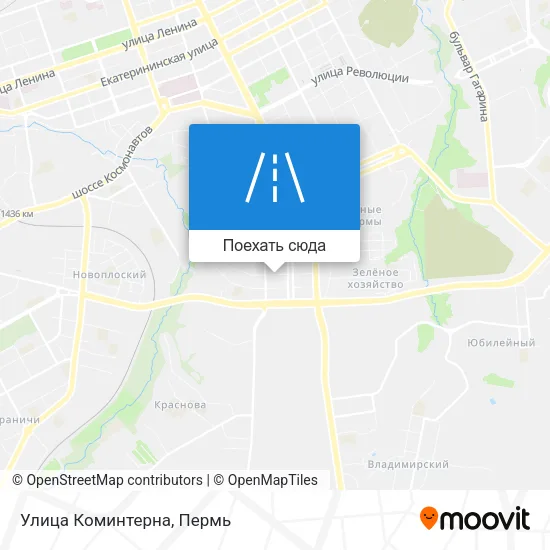 Карта Улица Коминтерна