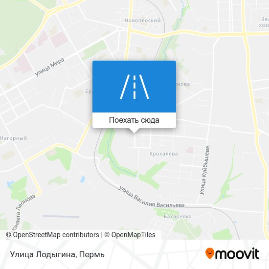 Карта Улица Лодыгина
