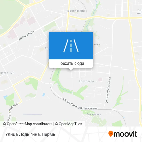 Карта Улица Лодыгина