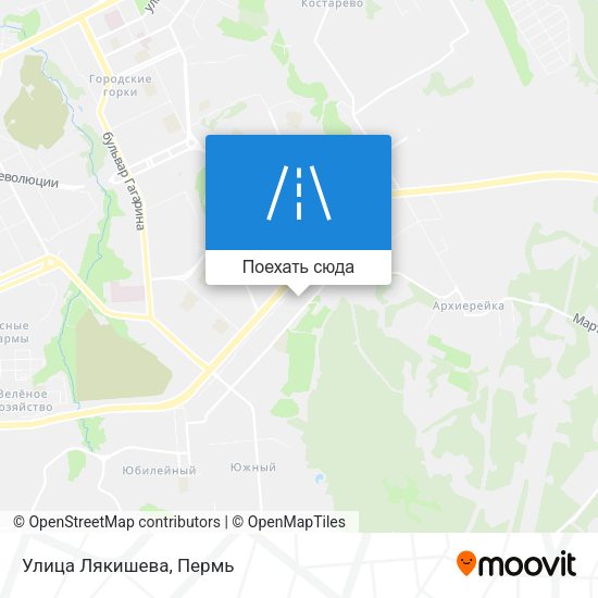 Карта Улица Лякишева