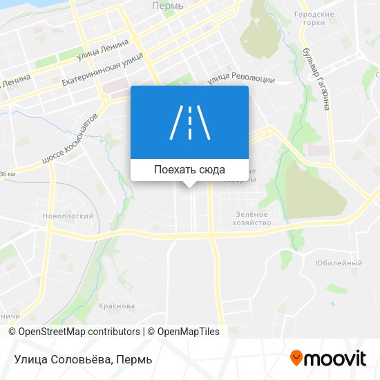 Карта Улица Соловьёва