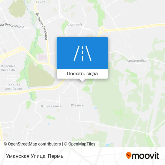 Карта Уманская Улица