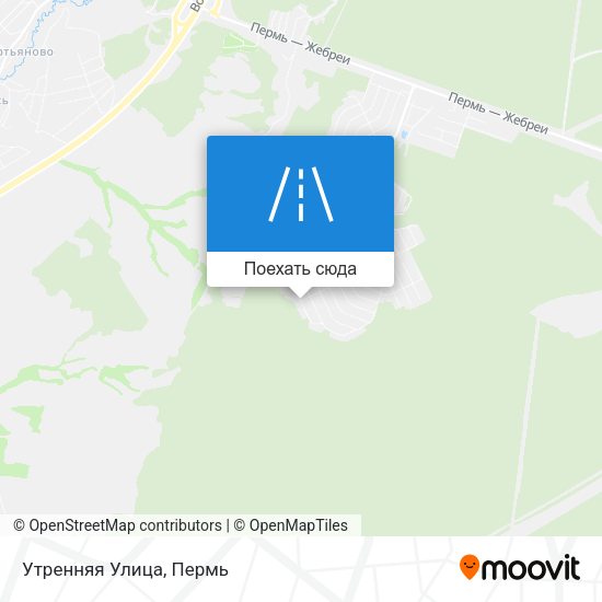 Карта Утренняя Улица