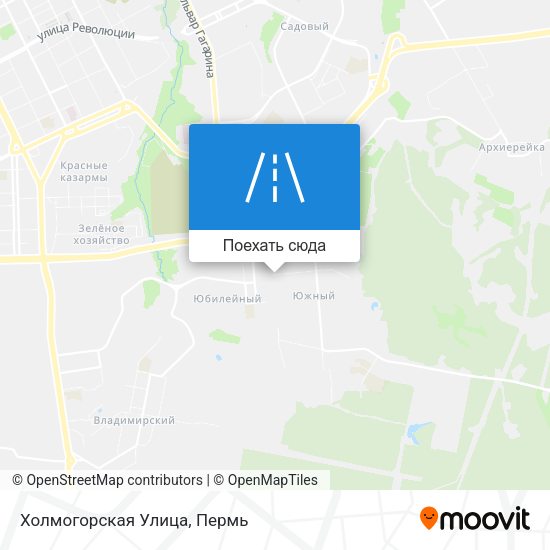 Карта Холмогорская Улица