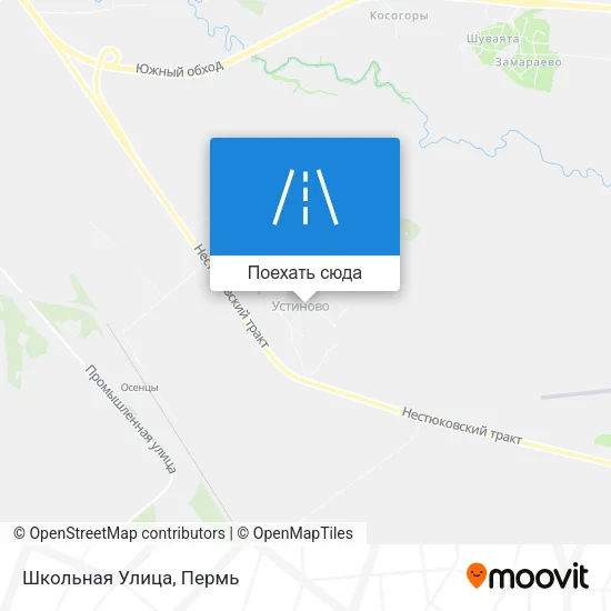 Карта Школьная Улица