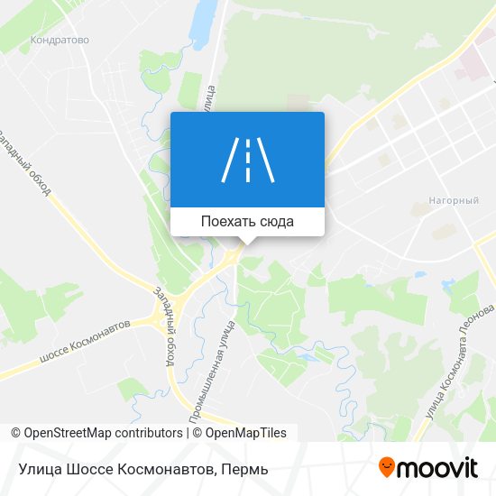 Карта Улица Шоссе Космонавтов