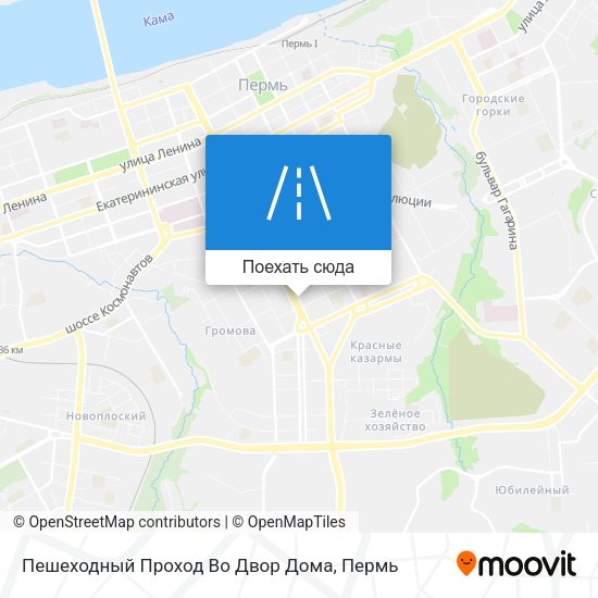 Карта Пешеходный Проход Во Двор Дома
