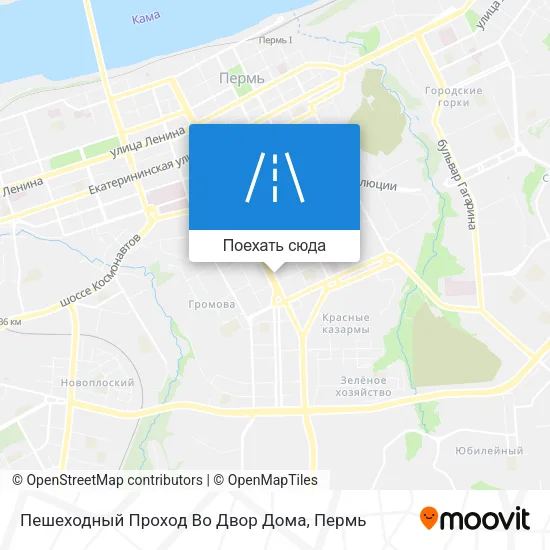 Карта Пешеходный Проход Во Двор Дома