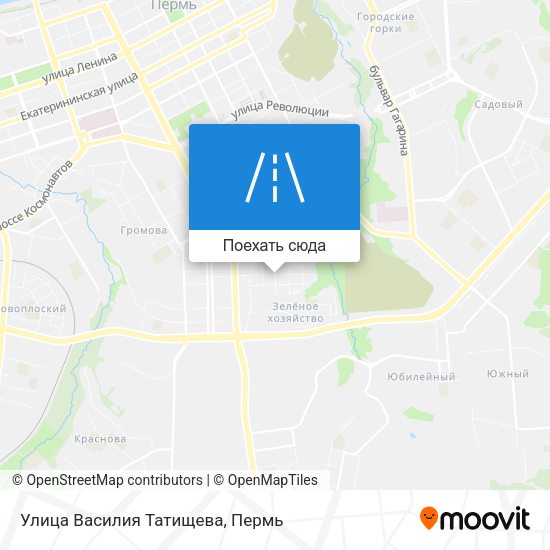 Карта Улица Василия Татищева