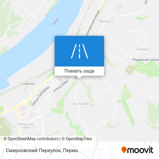 Карта Смирновский Переулок