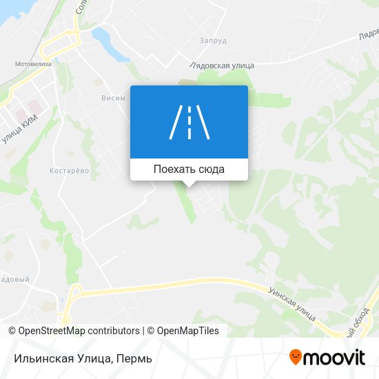 Карта Ильинская Улица