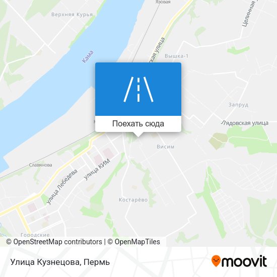 Карта Улица Кузнецова