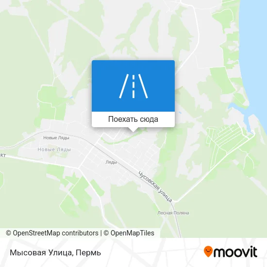 Карта Мысовая Улица