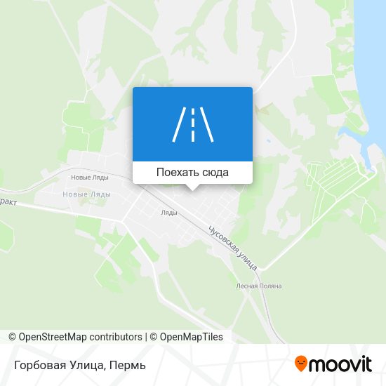 Карта Горбовая Улица