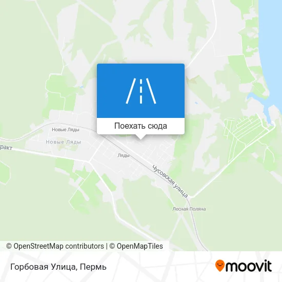 Карта Горбовая Улица