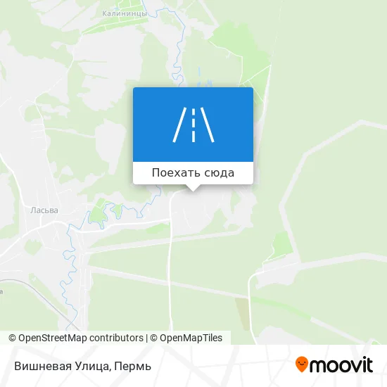 Карта Вишневая Улица